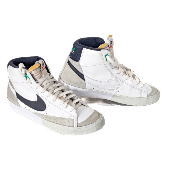 NIKE Men’s Blazer Mid ‘77 PRM Split Wht/Blk Casual Shoes Sz  DZ2542-100